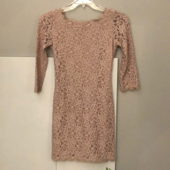 Diane Von Furstenberg Zarita Dress Nude size 2 - Picture 3 of 4